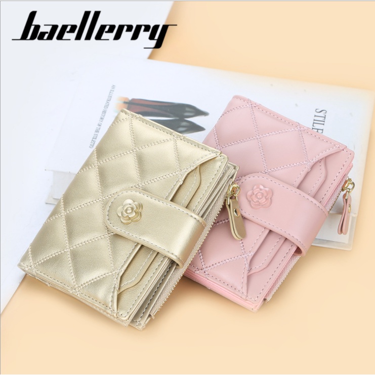 N1821 Dompet BAELLERRY Pendek Lipat Wanita