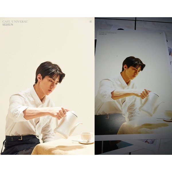 POSTER EXO SEHUN - CAFE UNIVERSE UNOFFICIAL