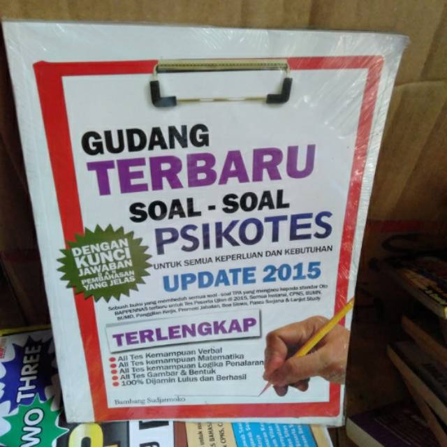 

buku gudang terbaru soal soal psikotes