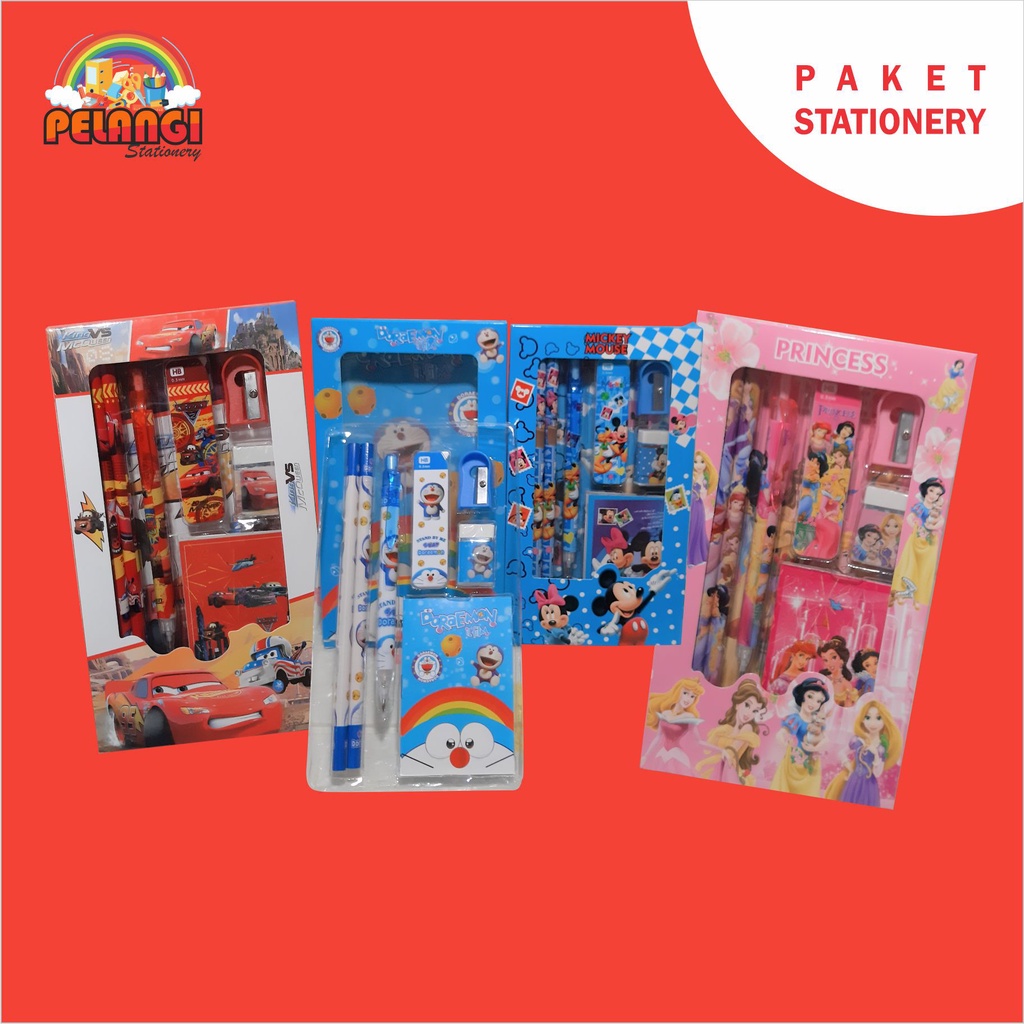 

Paket Alat Tulis sekolah/Stationery lengkap
