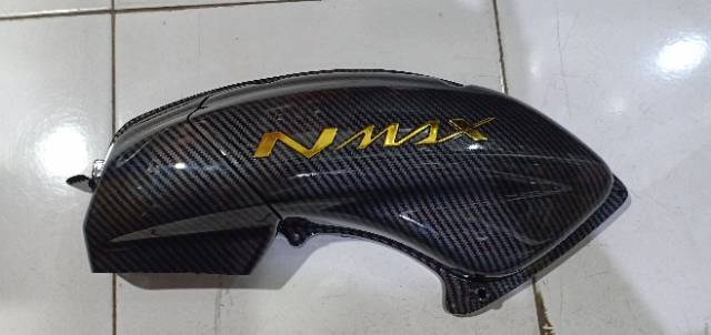 Cover tutup hawa filter nmax old carbon plus emlem gold yamaha nmax old dan nmax new zoro