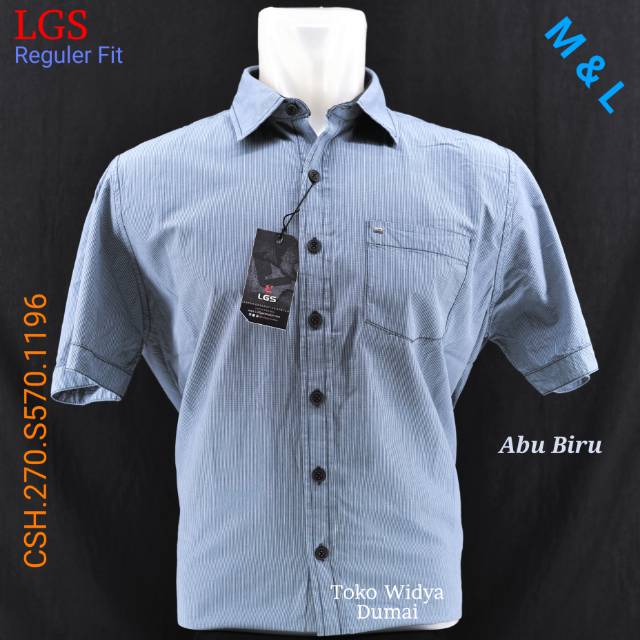 Kemeja Kasual Pria LGS CSH.270.S570.1196 Lengan Pendek