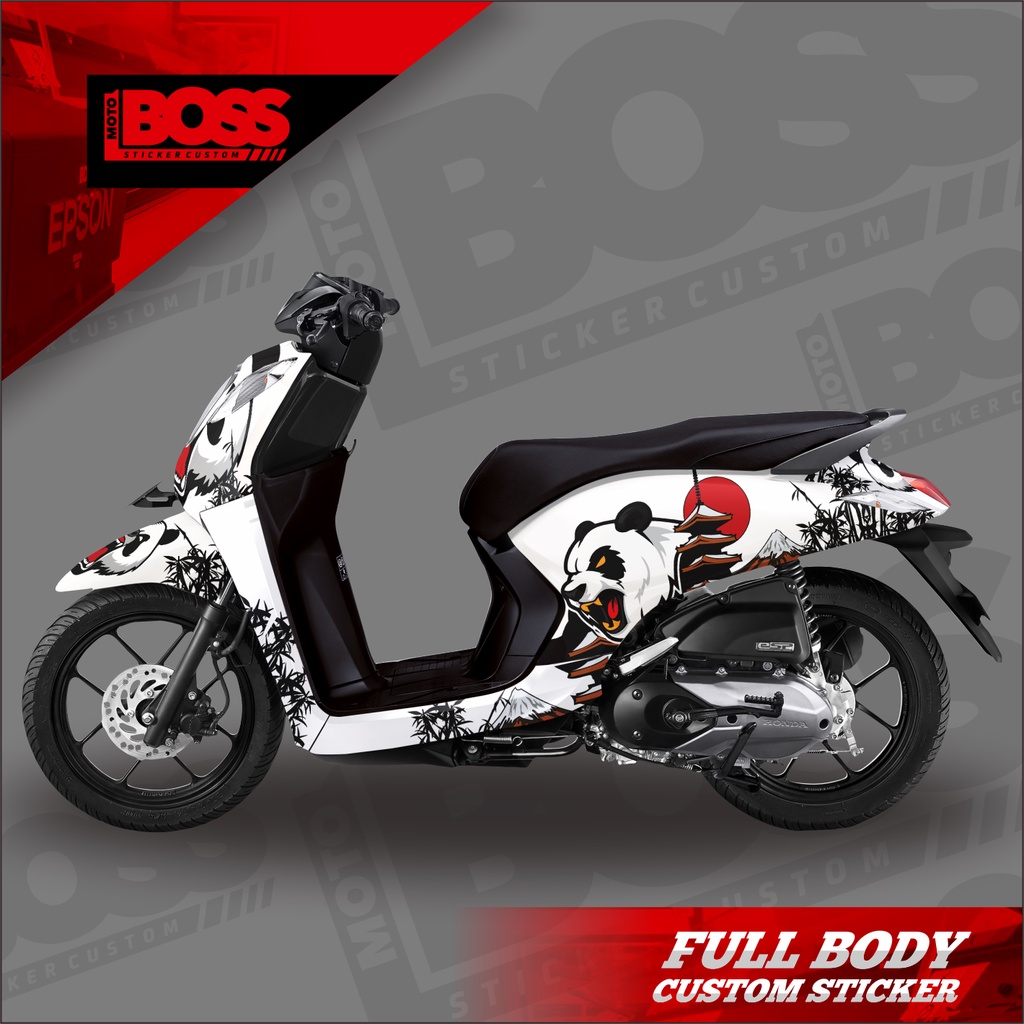 Decal Sticker Honda Genio Full Body Stiker Decal Honda Genio Striping Full Body Honda Genio Motif Pa
