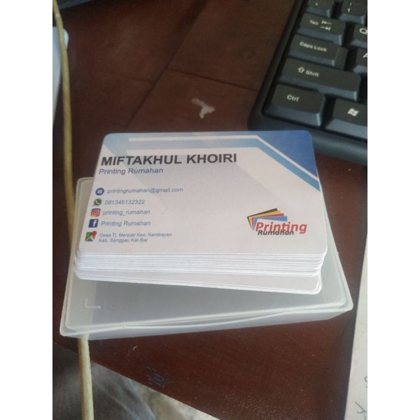 

Cetak Kartu Nama 1 sisi free box