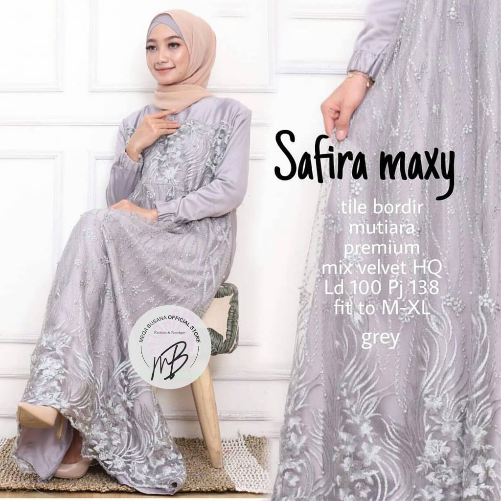 Gamis Alya Tulle /gamis tulle Alya / baju kondangan/ baju pesta/ baju brokat/ gamis brokat