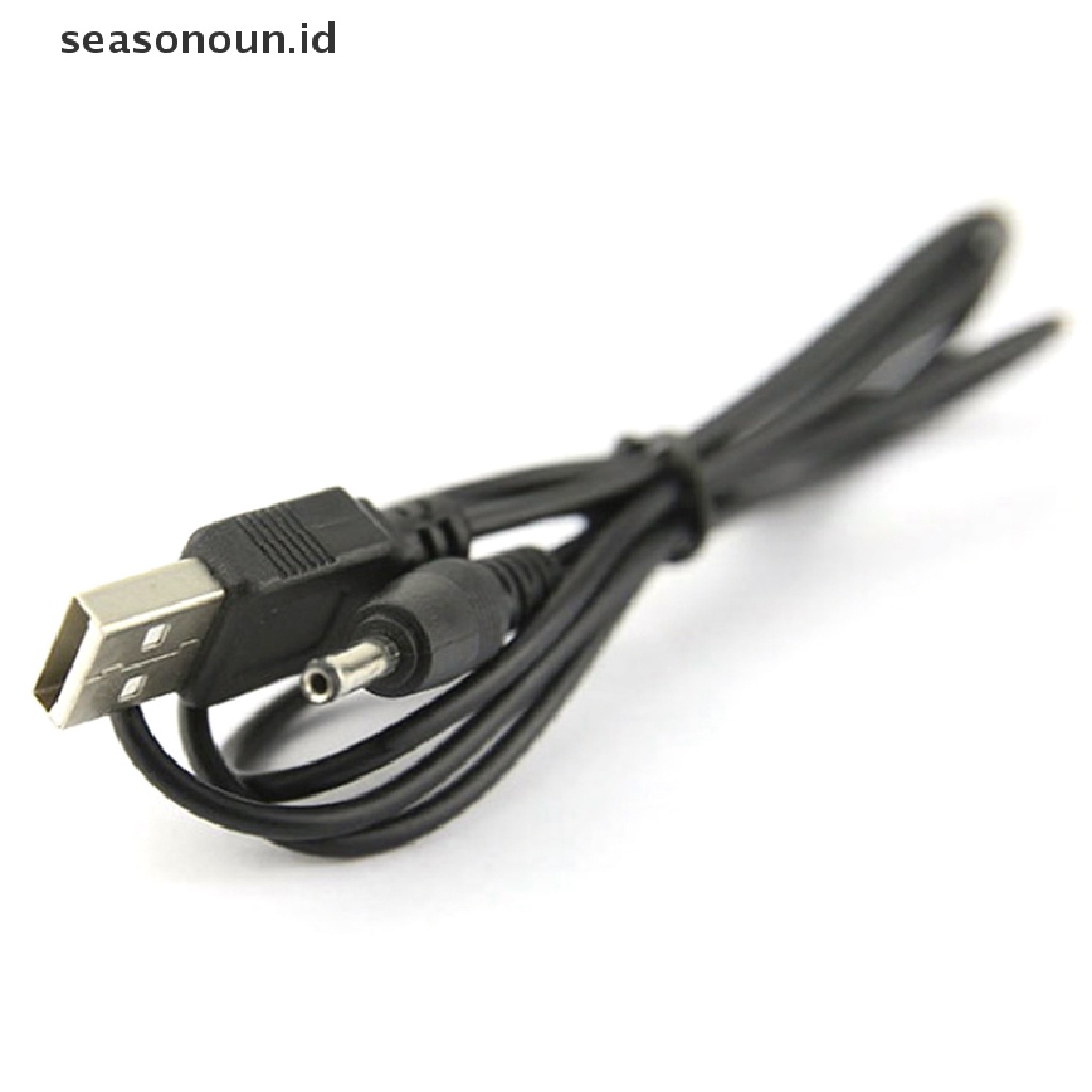 Kabel Power Konektor USB Port Ke 2.5 3.5 4.0 5.5mm 5V DC Warna Hitam