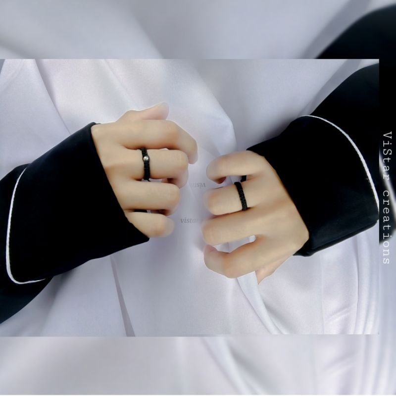 VISTAR Eliza Rings cincin tali cincin macrame (handmade) cincin couple