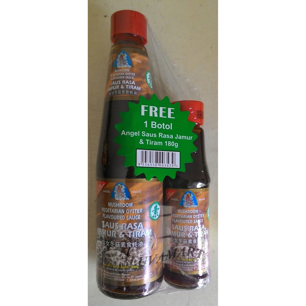 

BIG SALE ANGEL-SAUS RASA JAMUR & TIRAM/VEGETARIAN OYSTER SAUCE/HAO YOU PROMO1+1 !!