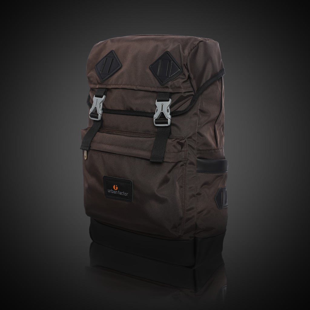 ROUTE BROWN |Urban Factor x FORIND| Tas Ransel Punggung Ori Bag Pria Wanita Backpack Baru Gunung New