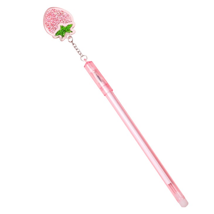 

J2 - Pulpen payet manik strawberry cherry lucu korean ja