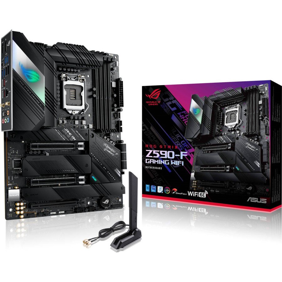 Mainboard Asus Rog Strix Z590-F Gaming Wifi - LGA1200 - Asus Z590F Gaming WiFi Intel Gen11