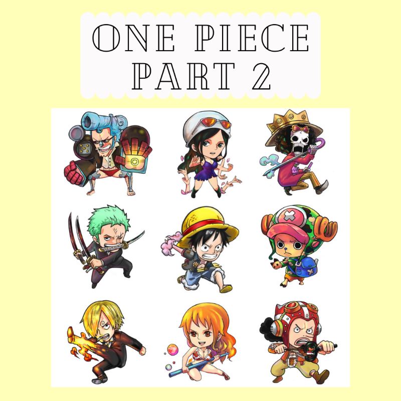 

STICKER ONE PIECE PART 2 | STICKER AESTHETIC | STICKER TUMBLR | STICKER MURAH