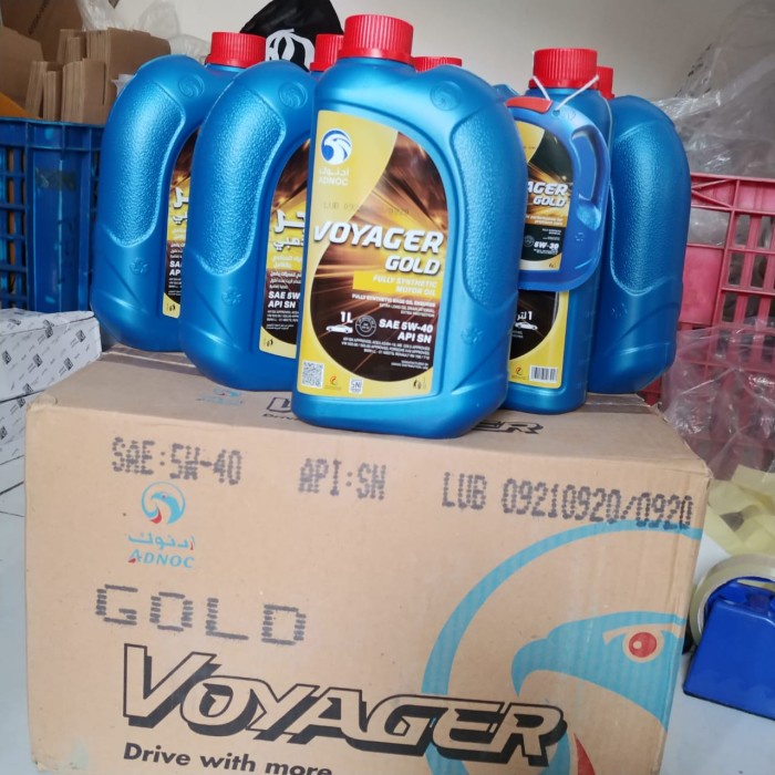 OLI ADNOC VOYAGER GOLD 1 LT 5W-40 / OLI MESIN VESPA MATIC