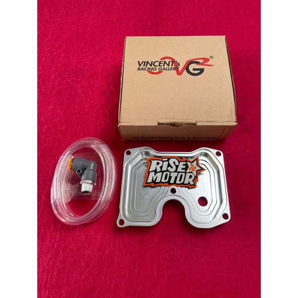 TUTUP COVER HEAD VRG MX KING SILVER