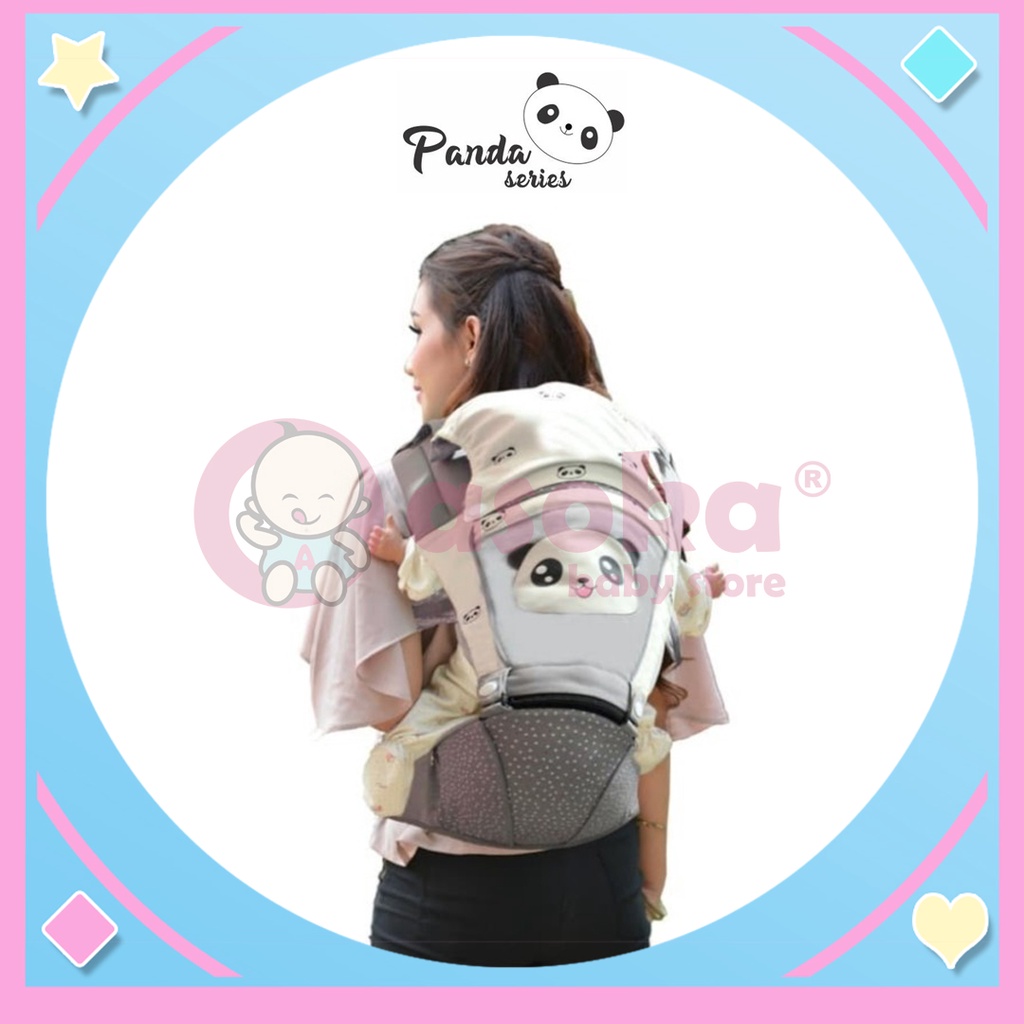 Omiland Gendongan Hipseat 6 Posisi Panda Series OBG2331 ASOKA