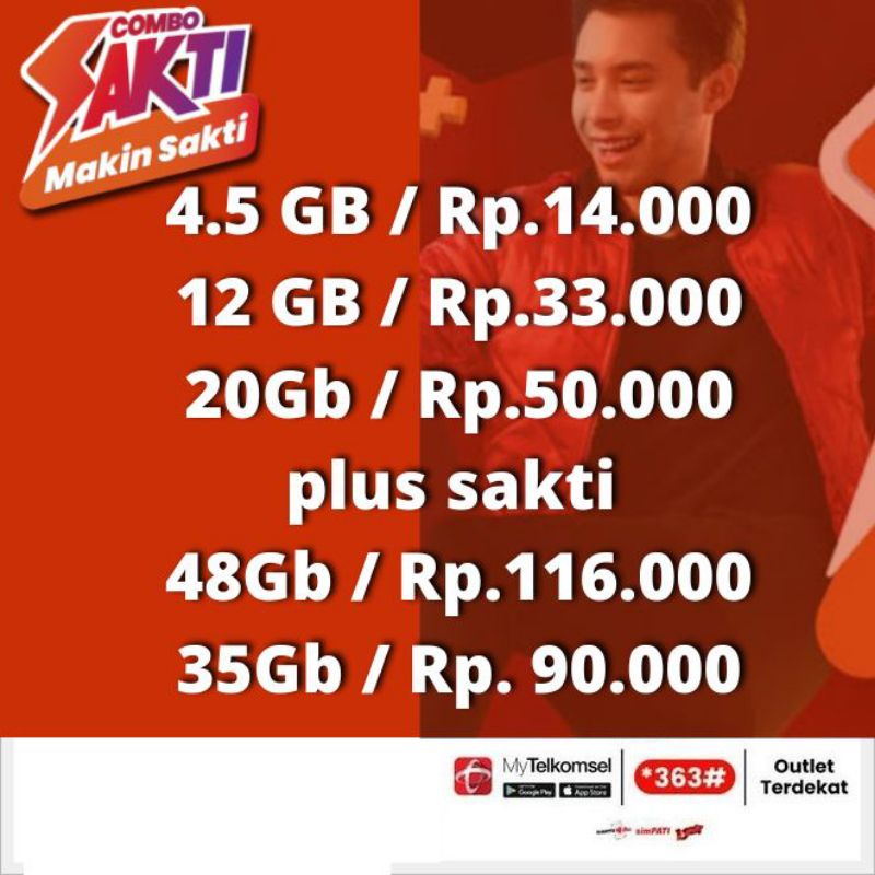 KARTU SAKTI COMBO 4.5GB/14K |12GB |20GB