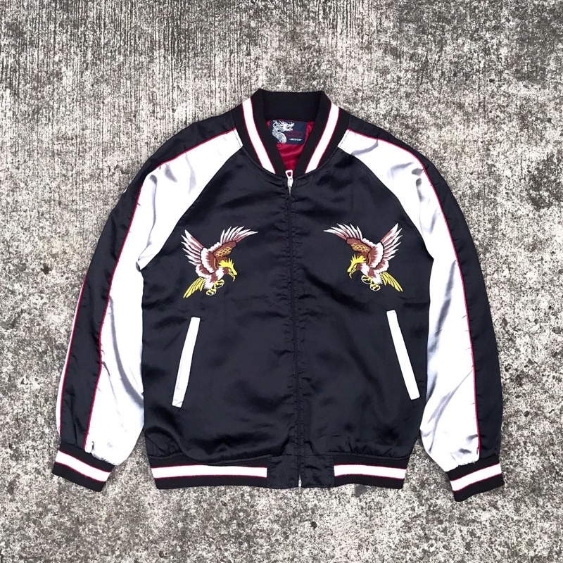 Sukajan Japan Traditional®️Eagle Japan Map