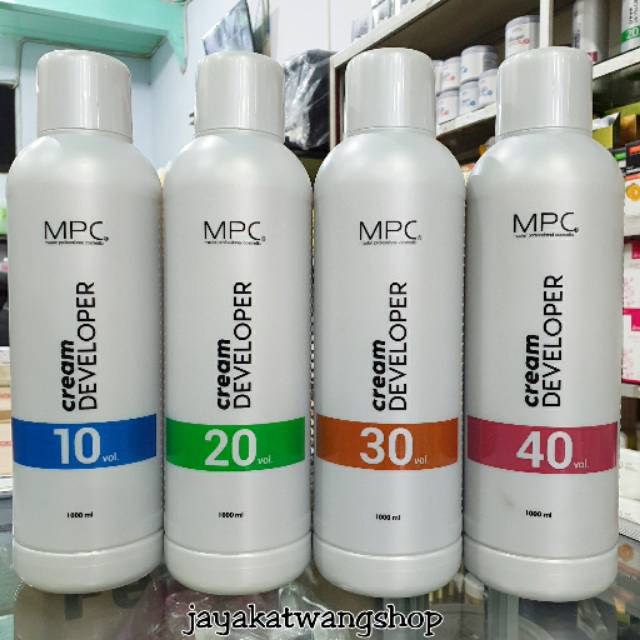 MPC Cream Developer / PEROXIDE 1000ML 10 vol 3% / 20 vol 6% / 30 vol 9% / 40 vol 12%