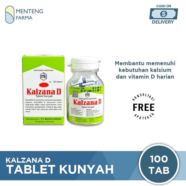 Kalzana D Tablet Kunyah