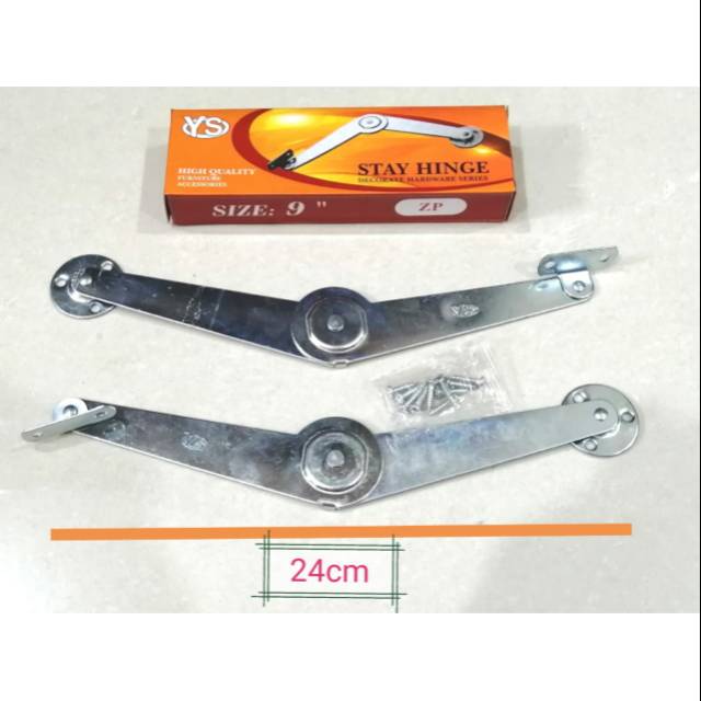 Engsel Salon Jendela / Engsel Sikutan YS 9 inch / Hak Angin / Engsel Lipat Jendela