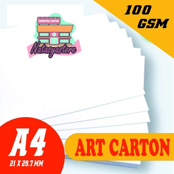 

Kertas ART Carton Paper 100 GSM ukuran A4