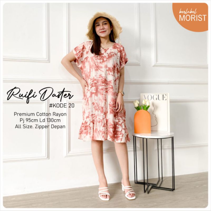 Daster Remaja Model Ruffle Motif TIEDYE RUIFI DASTER #20