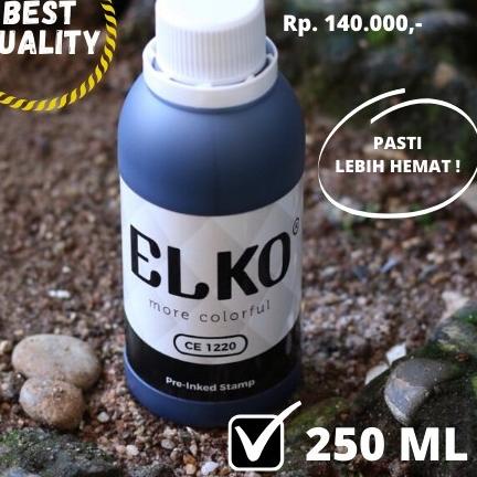 

HOT SALETinta Stempel Flash Trodat Otomatis Warna HITAM isi 250 ML ELKO Waterproof