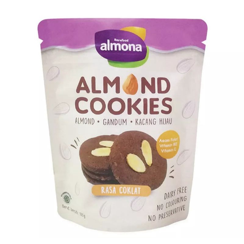 

ALMONA Almond Cookies Coklat Pouch - 100gr