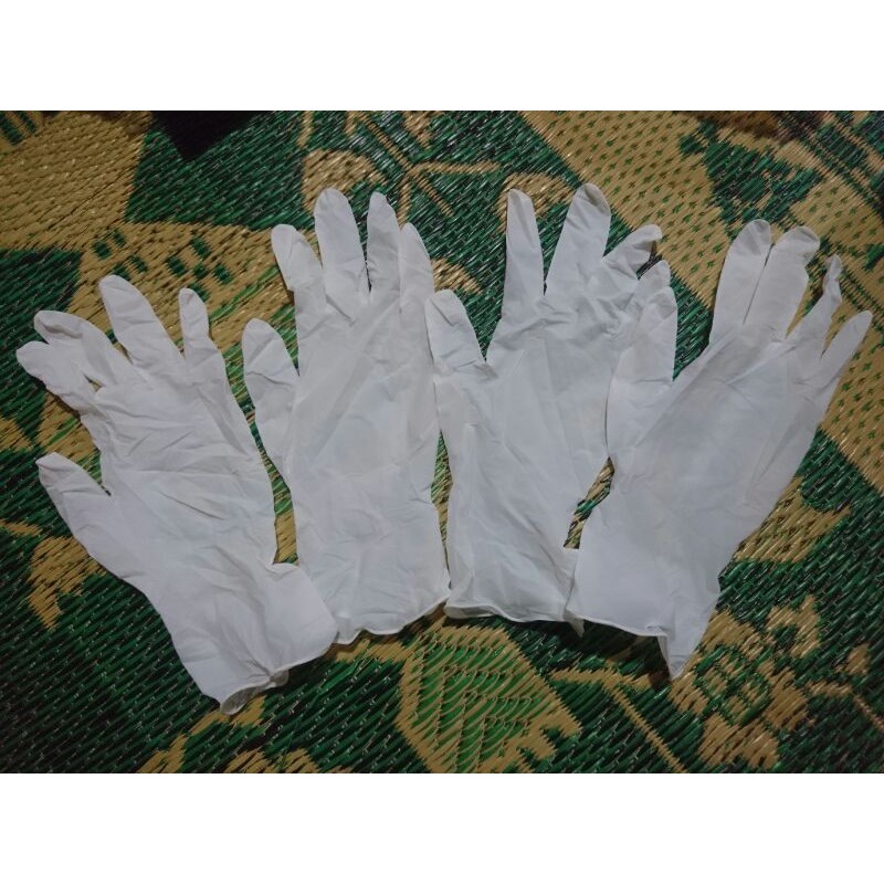 Sarung Tangan Putih Karet / Latex