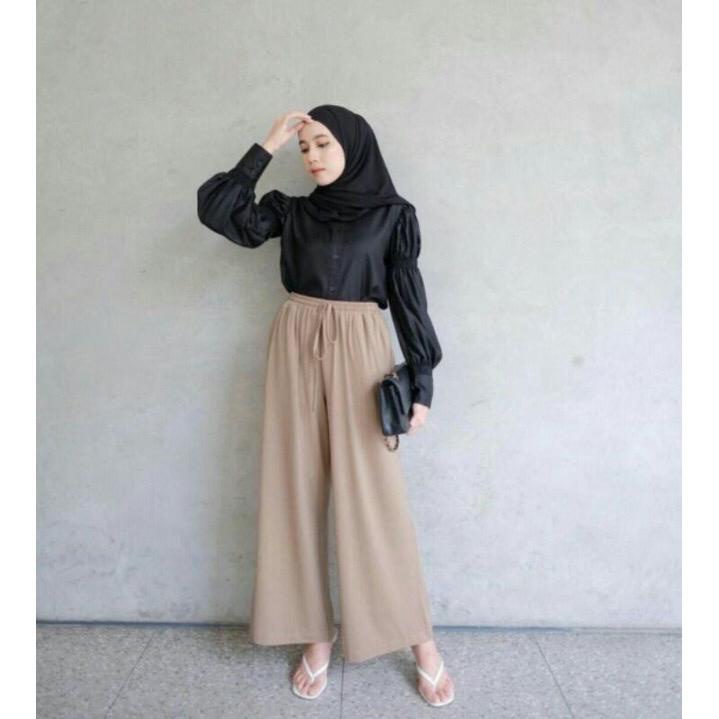 Kinaya / Celana Kulot Wanita Tali / Kulot Rayon