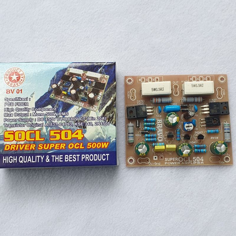 Kit Driver SOCL 504 PCB FIBER by Bravo