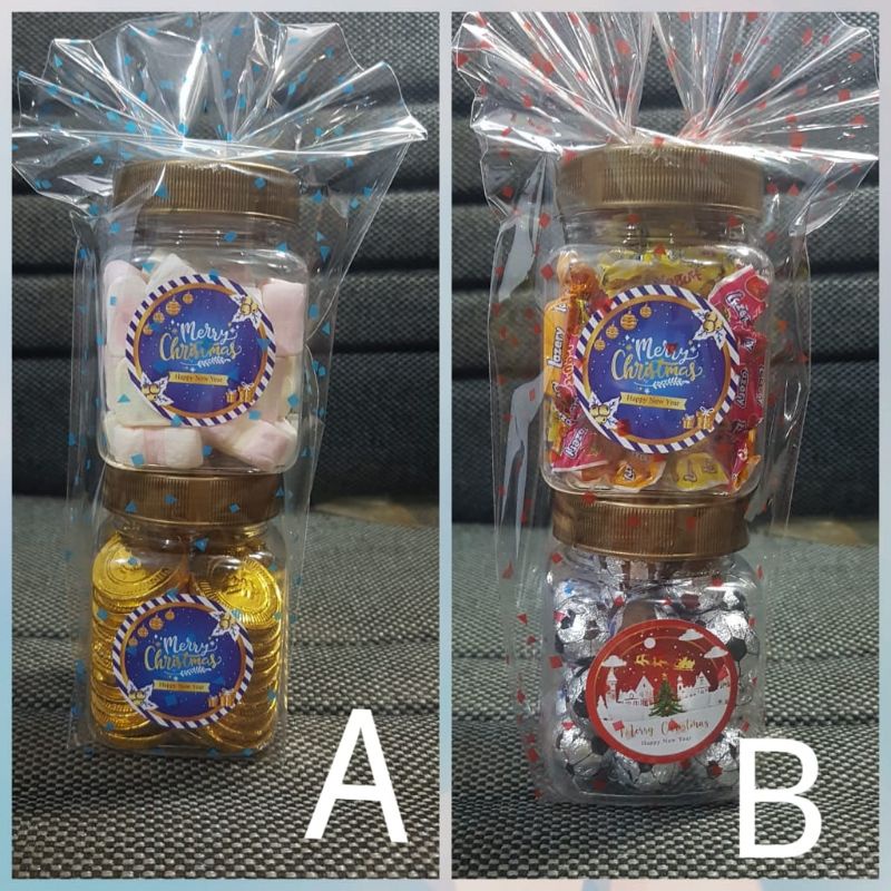 

Paket Cemilan 2 toples mini edisi Natal