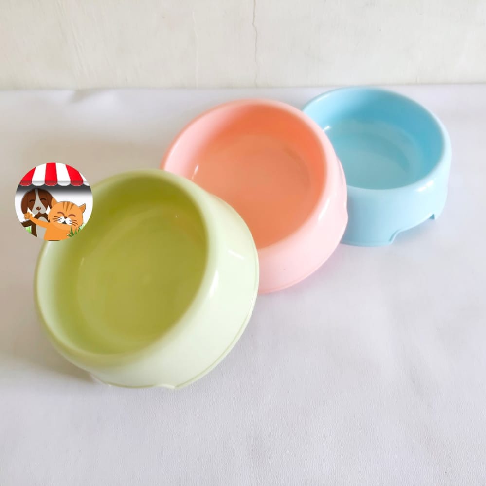 Tempat makan hewan single - Tempat makan kucing kelinci - Cat dish