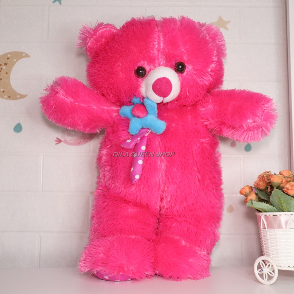 BONEKA TEDDY BEAR M  syal bunga TERLARIS BISA COD