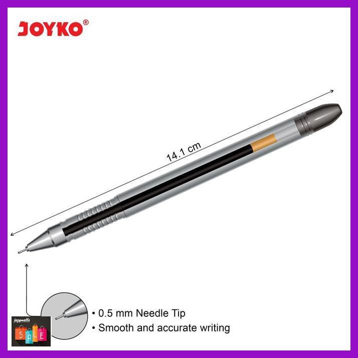 

Silutala- Gel Pen Pulpen Pena Joyko Gp-243 Whiz Gel 0.5 Mm 1 Box 12 Pcs -Ori.