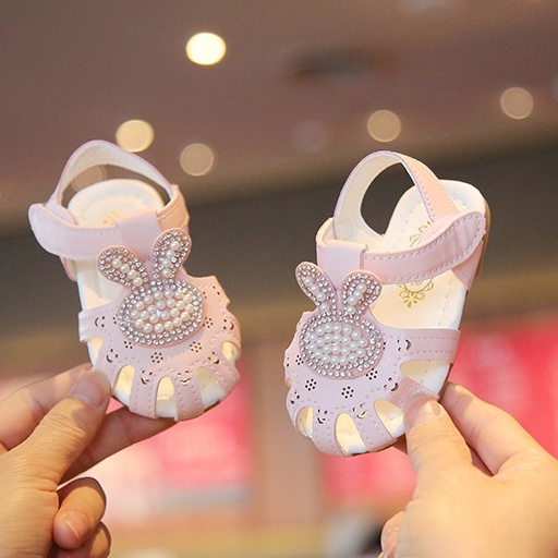 babyfit [15-19] SHINING BUNNY sepatu flats baby mutiara anak perempuan import ty-0908r