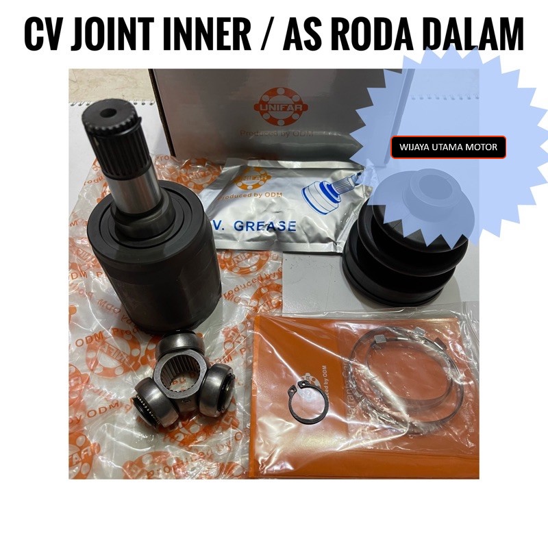 Unifar CV Joint inner As roda dalam Honda Jazz GD3 City GD8 IDSI VTEC 2003 2004 2005 2006 2007 2008