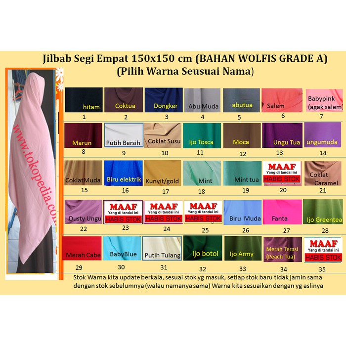 khimar wolfis jumbo/ jilbab segiempat wolfis 150x150/ khimar 150x150