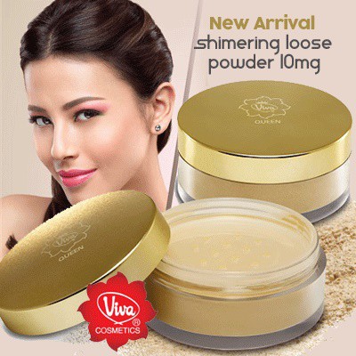 ❤ BELIA ❤ Viva Queen Shimmering Loose Powder 10g Bedak Tabur Glitter BPOM HALAL