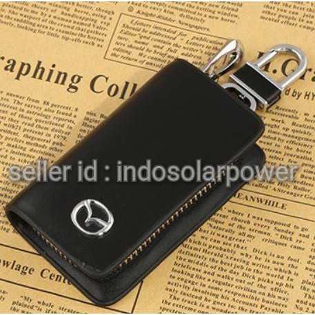 Aneka dompet kunci kulit model polos PREMIUM Logo Merk HONDA TOYOTA MAZDA MITSUBISHI NISSAN MERCY