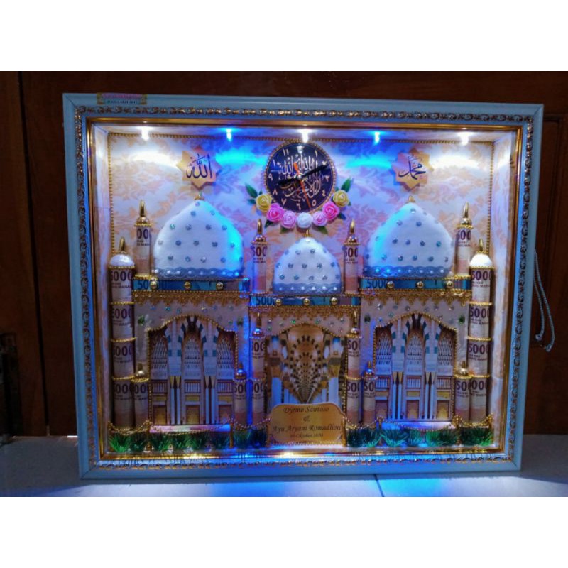 mahar pernikahan/mahar seserahan/mahar mas kawin/mahar masjid/mahar masjid unik/mahar jam/mahar lamp