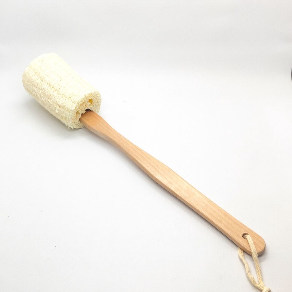 Sikat Punggung Loofah Back Brush Natural Eco Friendly Alami Ramah Lingkungan Eksfoliasi Gosok