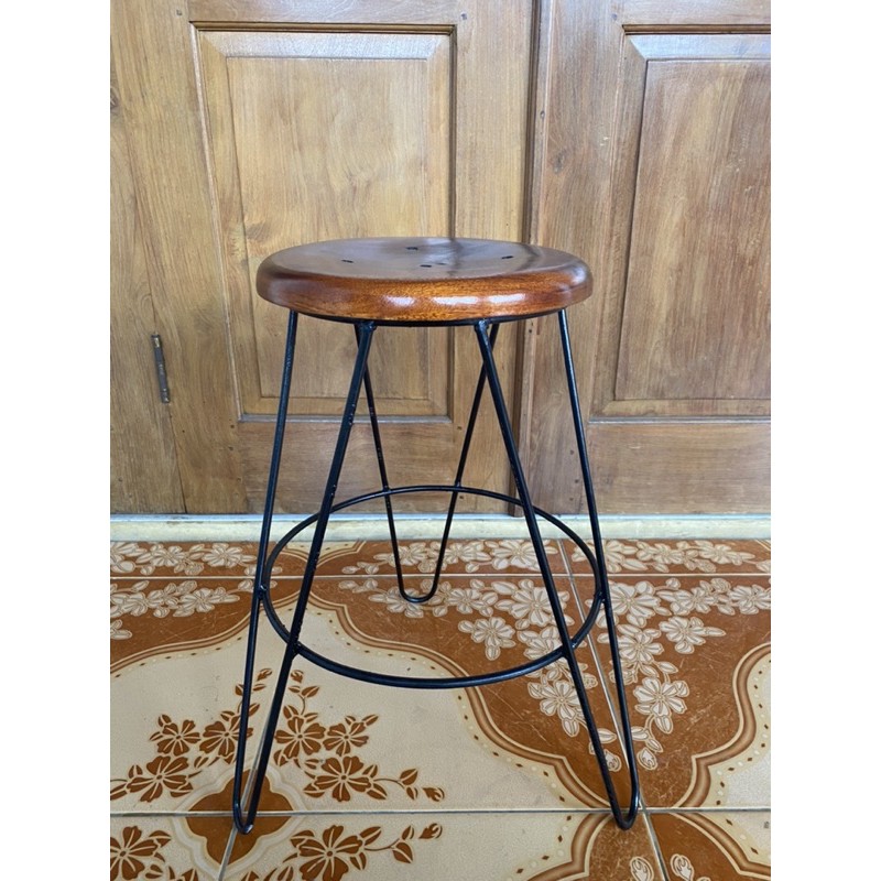 kursi bar / kursi cafe / kursi coffee shop / kursi bakso tinggi 50 cm