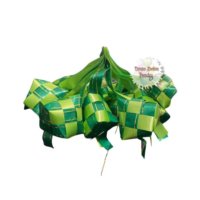 Hiasan Idul Fitri Ketupat / Hiasan Parcel Lebaran Ketupat 7cm