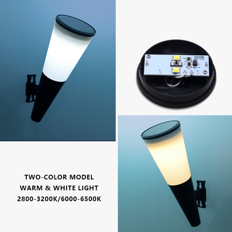 [Solar Wall Waterproof Streetlights] [Outdoor Garden Decoration Night Spotlights] [2-color/Colorful Changing Landscape Lamp for Corridor]