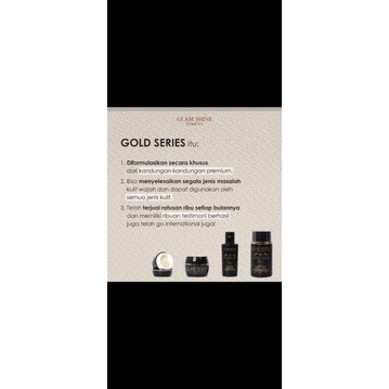 Paket Glamshine Gold Series Flek Hitam an Jerawat