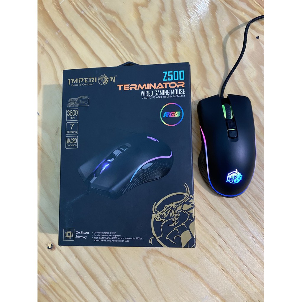 Imperion Terminator Z500 Macro Wired Gaming Mouse z500