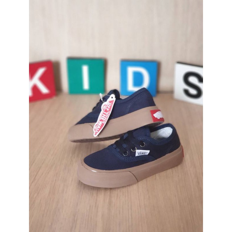 SEPATU ANAK VANS AUTHENTIC NAVY PREMIUM HIGH QUALITY SEPATU CASUAL ANAK