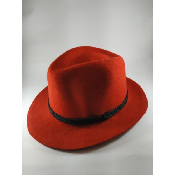Topi Laken Fedora Import 100% Wool, Topi Laken, Topi Fedora BISA COD