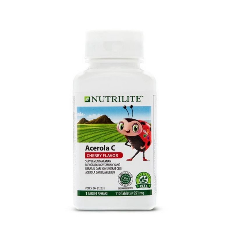 Amway Nutrilite Vitamin Acerola C Kids Anak Cherry Flavour Exp 2023 Amway ORIGINAL